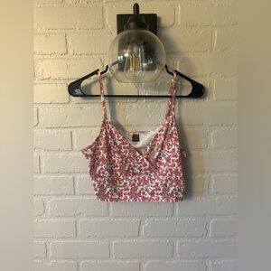 SHEIN Red Floral Camisole Top